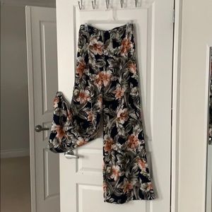 Juliana Floral Wide Legs Pants